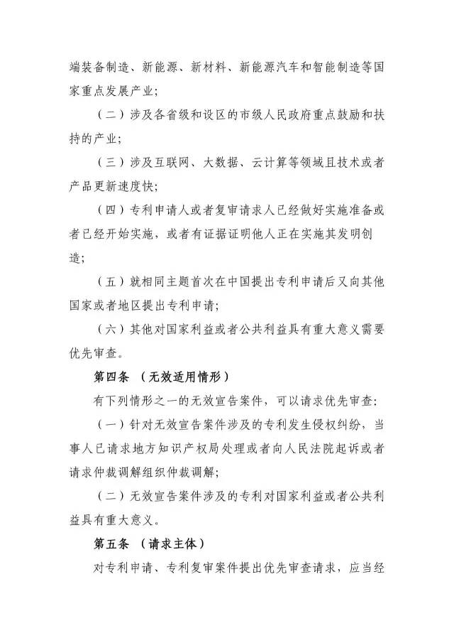 《專利優先審查管理辦法（征求意見稿）》公開征求意見！