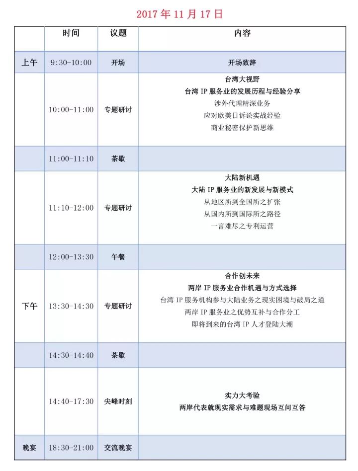 周五聚首！「G40兩岸知識產權領袖閉門峰會」最新嘉賓公布