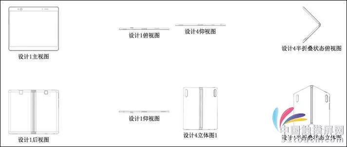 2018熱門「可折疊式手機專利圖紙」對比！