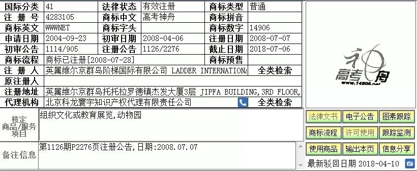 與高考有關的「趣味」商標！
