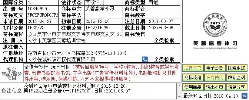 與高考有關的「趣味」商標！