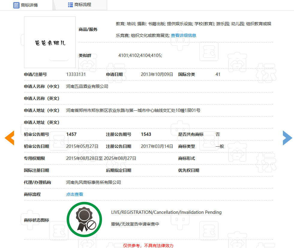 “爸爸去哪兒”爭議商標予以維持！