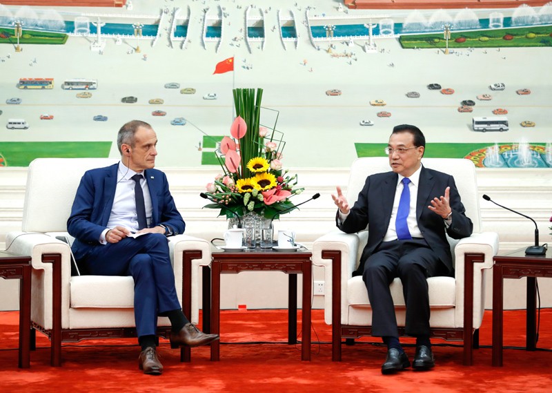 李克強：中國將切實保護在中國注冊企業的知識產權等所有合法權益