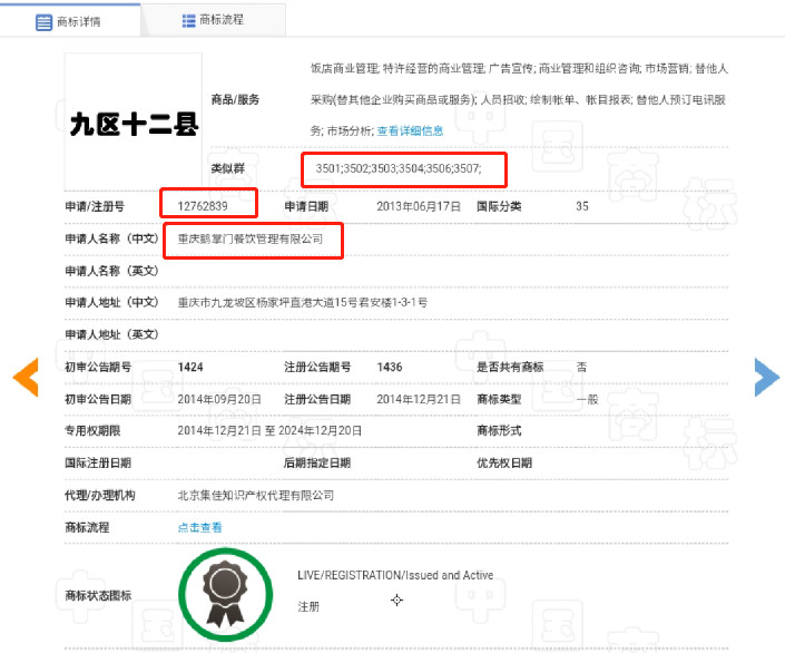 80元起拍5.608萬成交！買家爭搶重慶鵝掌門餐飲商標