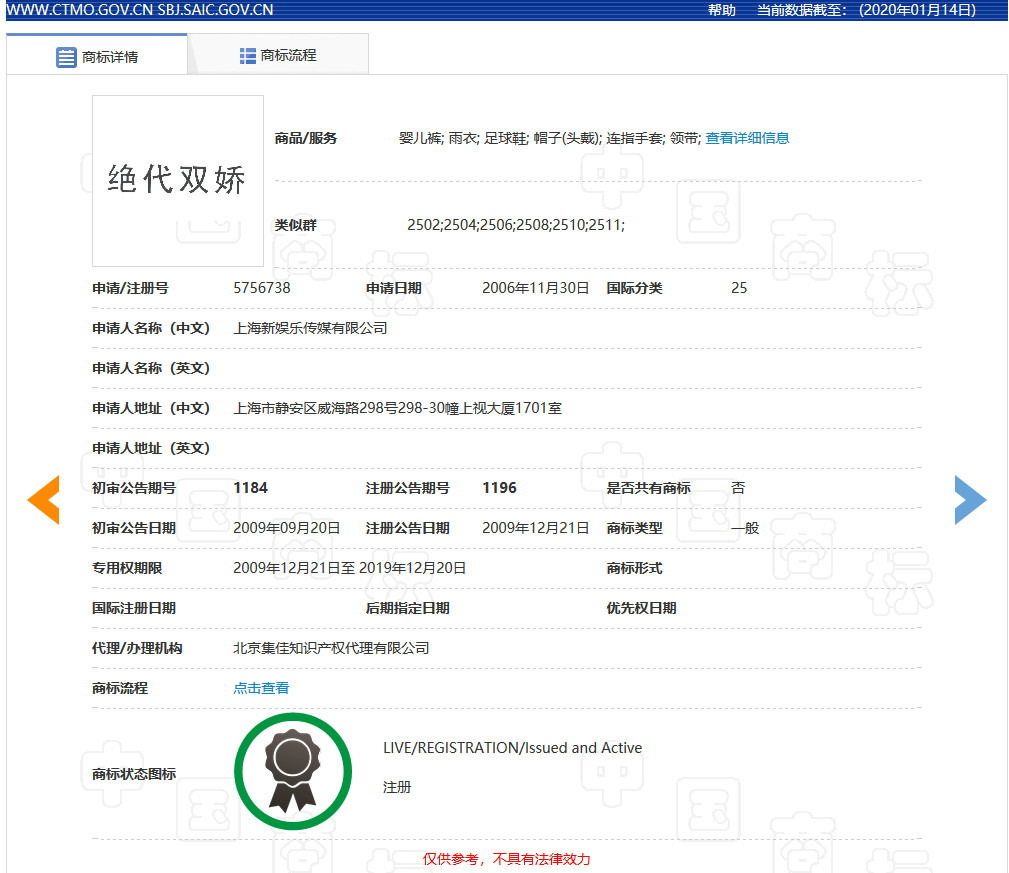 大連萬達集團“絕代雙椒”撞上“絕代雙驕”，近似駁回！