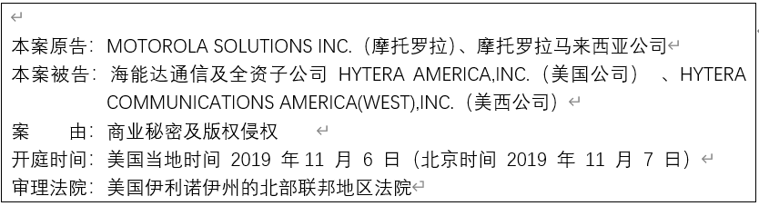 震驚！海能達被美國法院判決向摩托羅拉賠償53億，事涉商業秘密、版權侵權