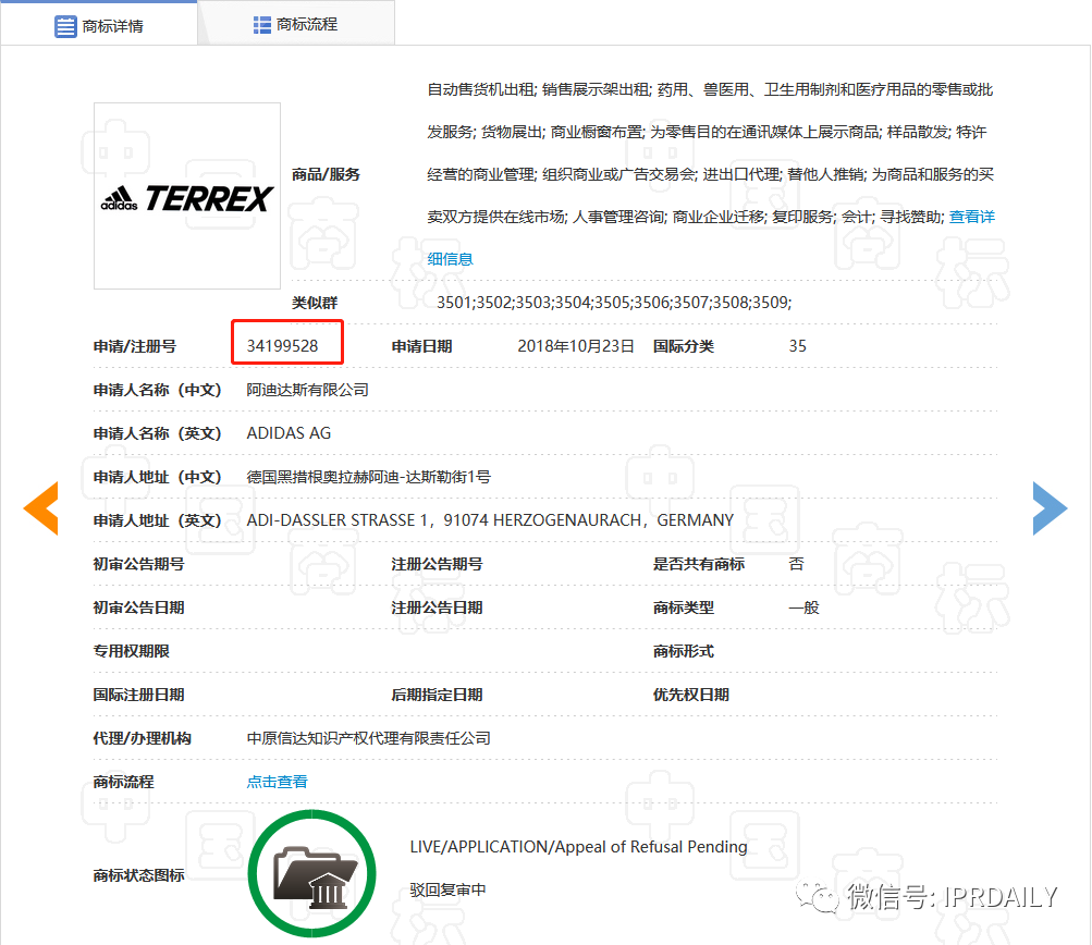 肖像商標被駁回！帶有adidas商標的衣服惹了禍