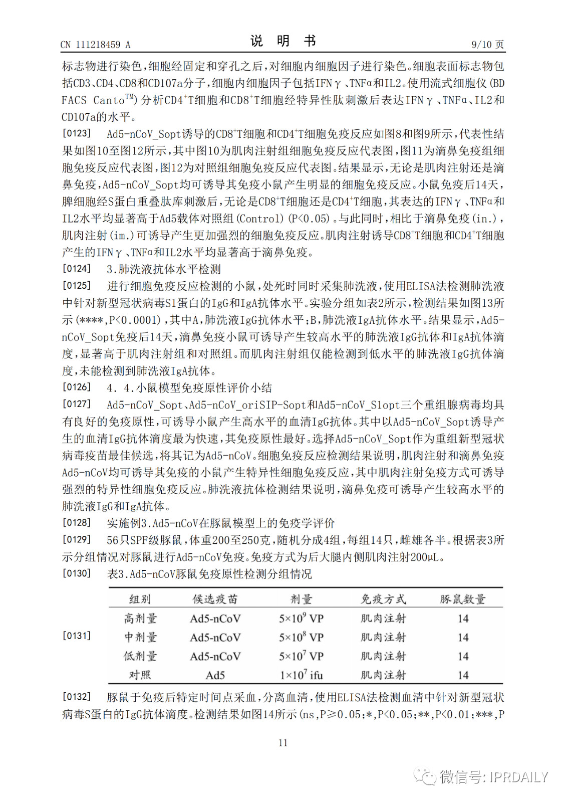 好消息！陳薇團隊獲得國內首個新冠疫苗專利！