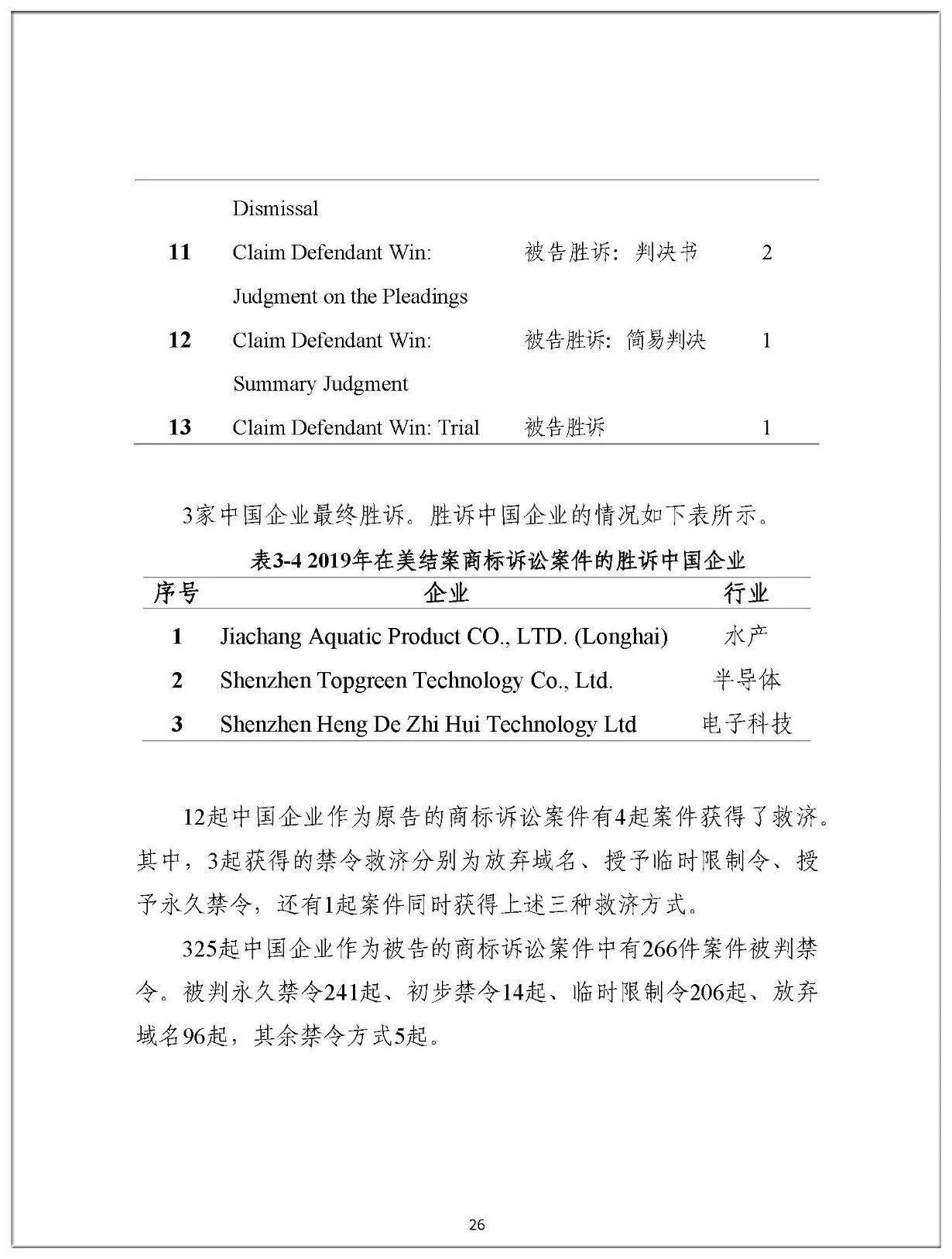 2019年中國企業涉美知識產權訴訟報告（全文）