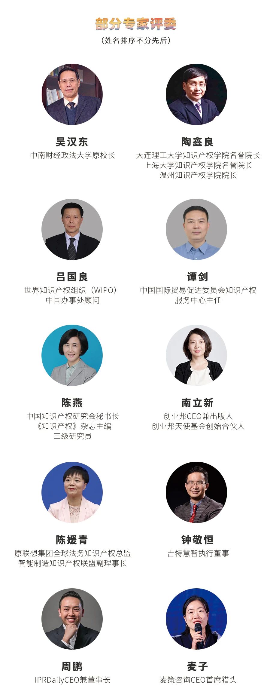 不負韶華！2020年40位40歲以下企業知識產權精英榜60位入圍名單公布