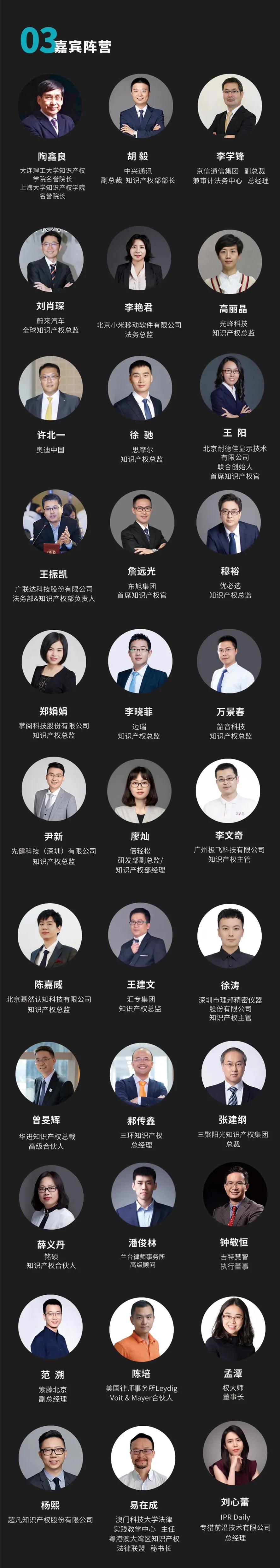 “2020首屆未來知識產權官大會暨第二屆中國40位40歲以下企業知識產權精英頒獎盛典”今日開啟！