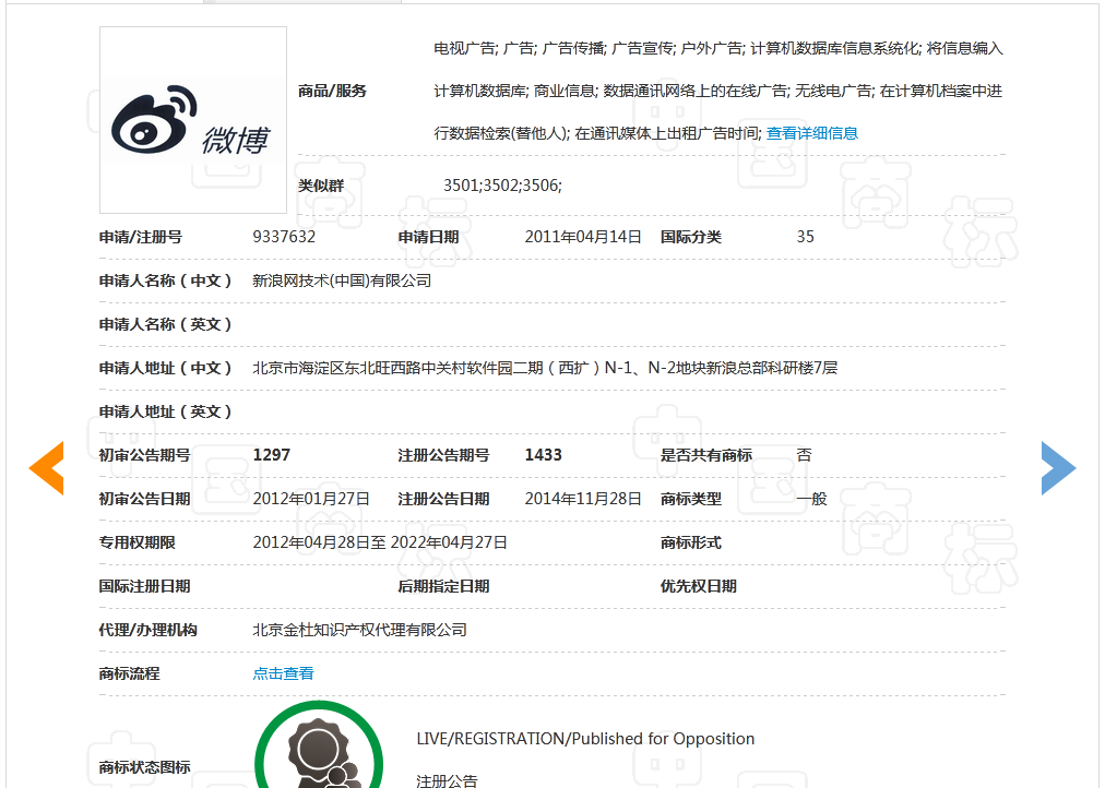因缺乏顯著特征，“微博超話”商標被駁回！