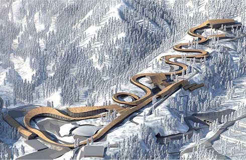 填補國內空白！這座“雪上F1”賽道暗藏黑科技