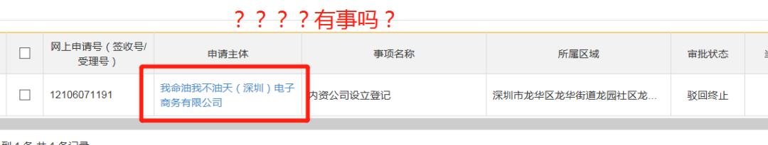 “我命油我不油天”商標被搶注！此前擬注冊為公司名被駁回
