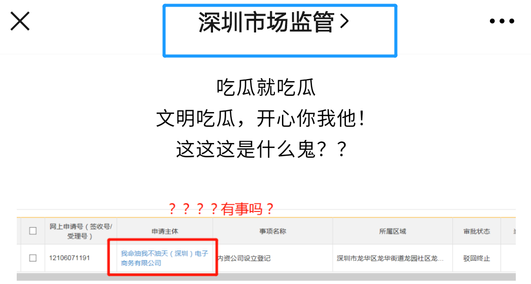 “我命油我不油天”商標被搶注！此前擬注冊為公司名被駁回