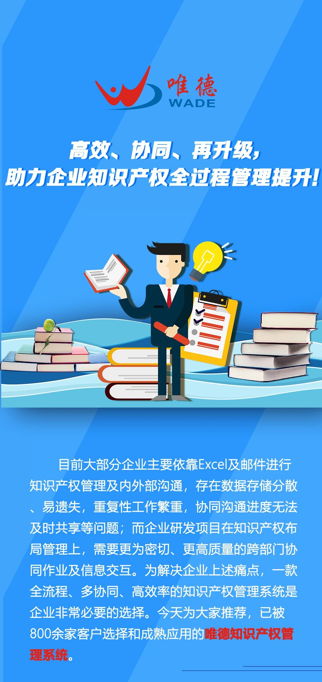 高效協同再升級，唯德助力企業知識產權全過程管理提升！