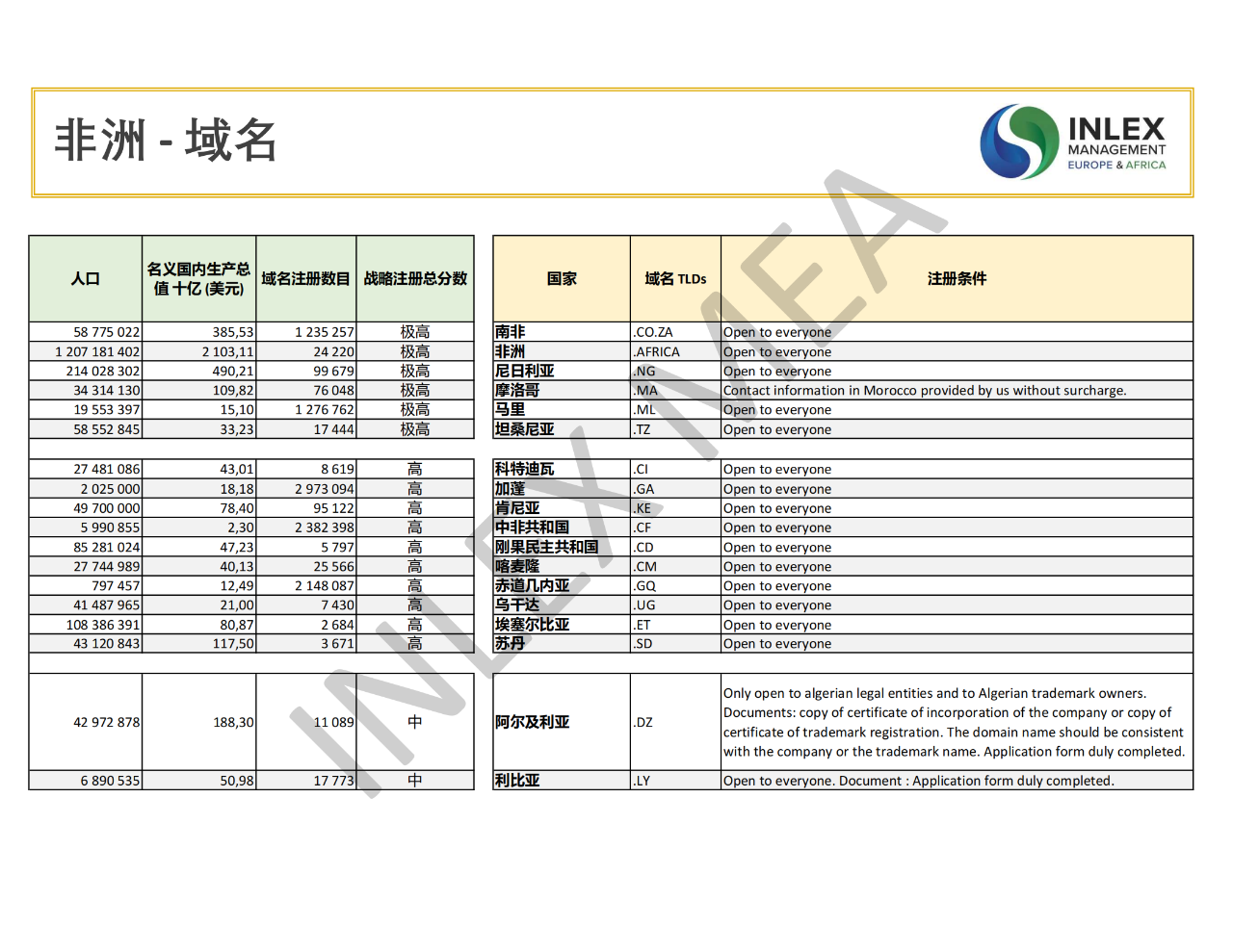 如何優化預算，對非洲域名進行戰略投資？