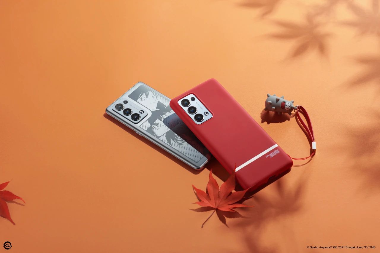 OPPO Reno6 Pro+ 柯南限定版發布，電致變色方案，聯名元素拉滿