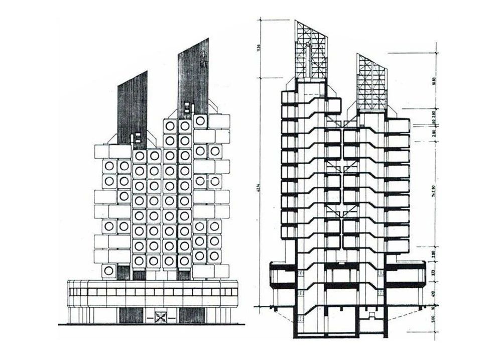 從建成到拆除！再見了，黑川紀章的 ‘中銀膠囊塔’