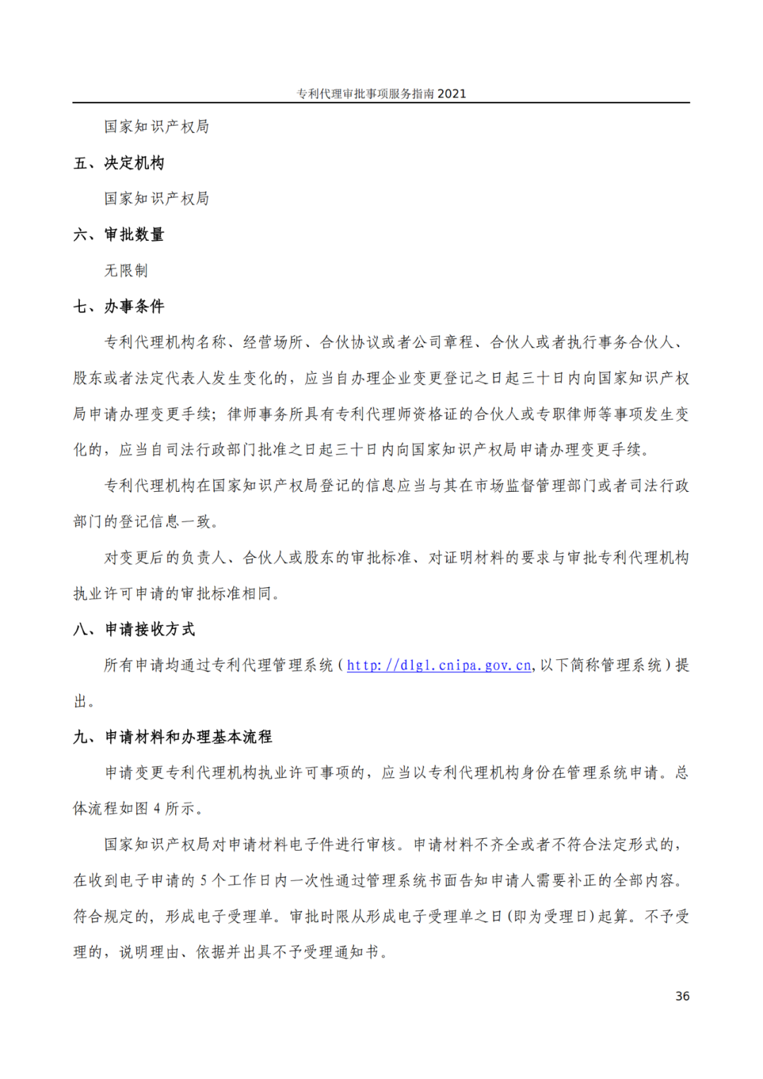 最新！2021年專利代理審批事項服務指南發布