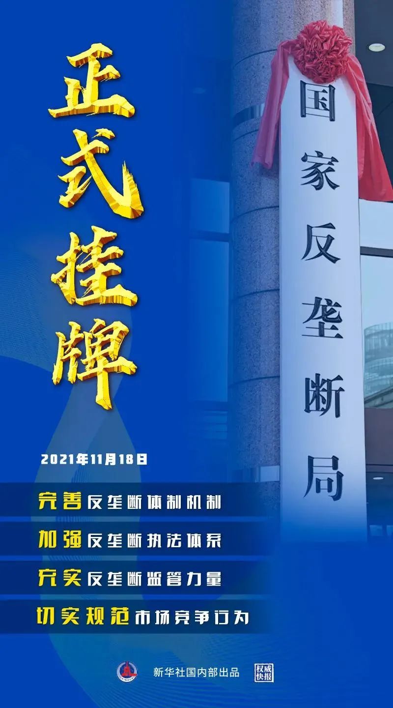 國家反壟斷局正式掛牌亮相！甘霖任首任局長