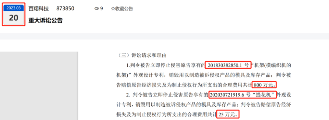 半年內被起訴侵犯10項專利索賠超8000萬，如今一審贏了