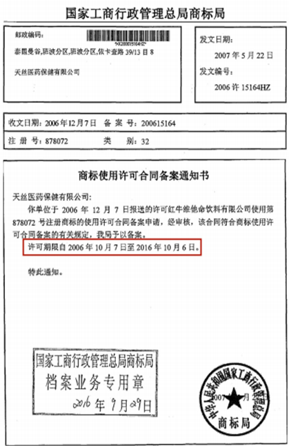 最新終審判決！立即停止銷售“紅牛維生素功能飲料”并賠償！