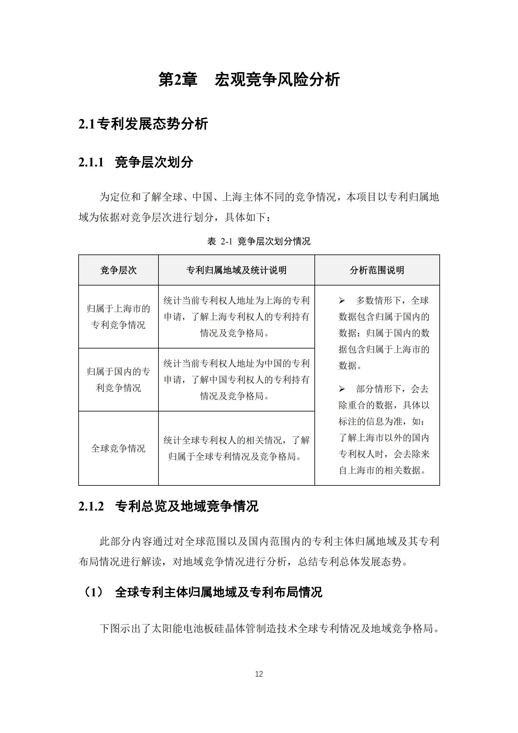 《太陽能電池片產業海外專利預警分析報告》全文發布！