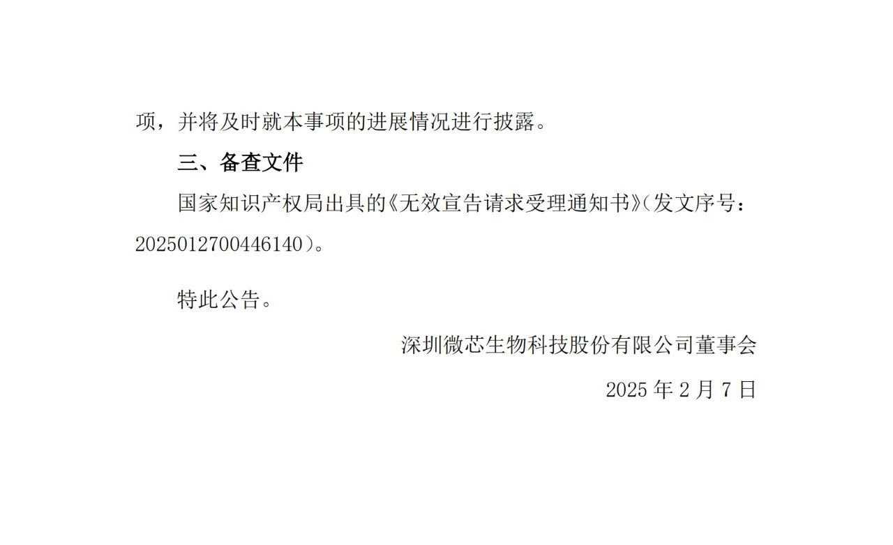 年銷近5億的明星藥再遇無效宣告危機，微芯生物發聲回應！