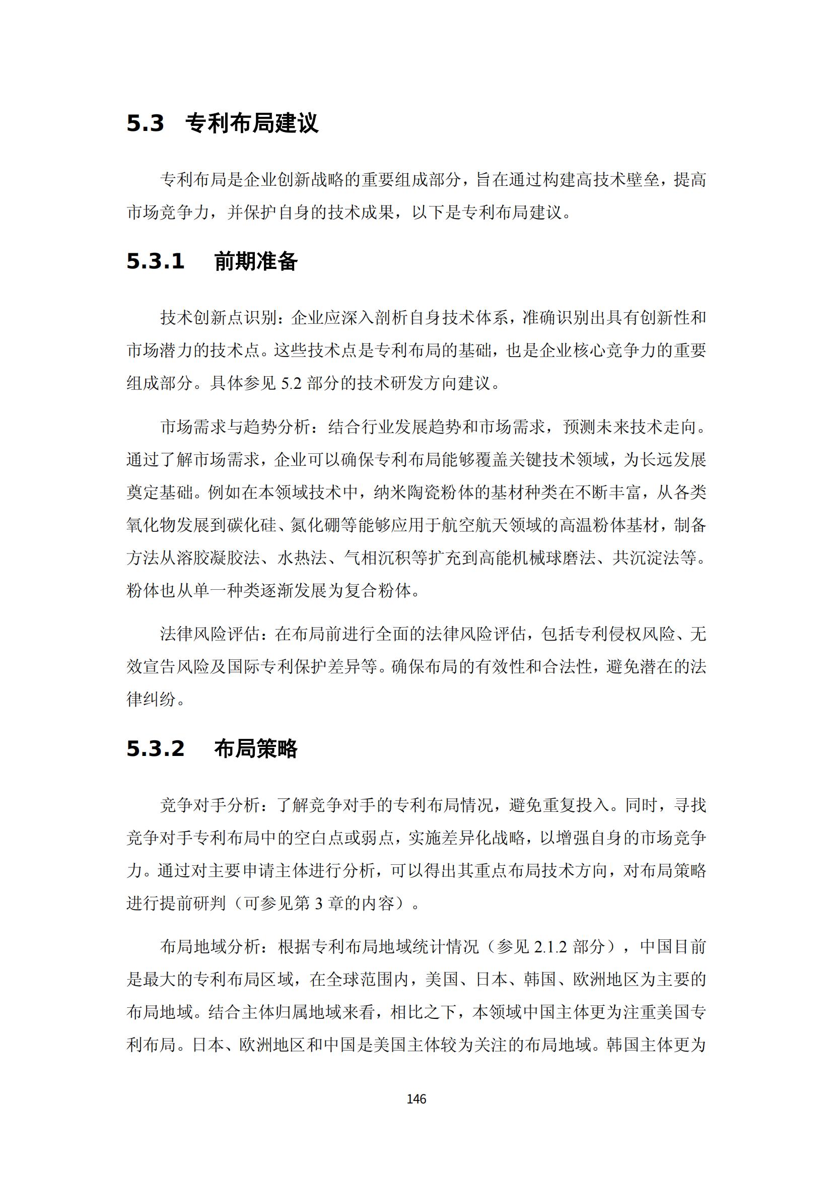 納米陶瓷產業海外專利預警分析報告_150